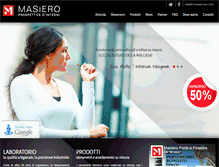 Tablet Screenshot of masieroennio.com